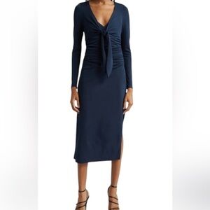 Cinq a Sept Brenna Tie Midi-Dress Size 6